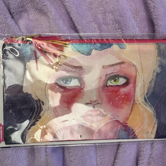 🦋 ~ NWT- Beautiful Jane Davenport Watercolor Pencil Pouch ~ 🦋 - Picture 2 of 7